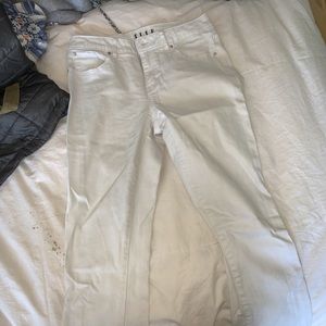 Size four white jeans, worn once